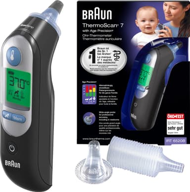 Braun ThermoScan 7 Age Precision øretermometer IRT6520BWE (sort)