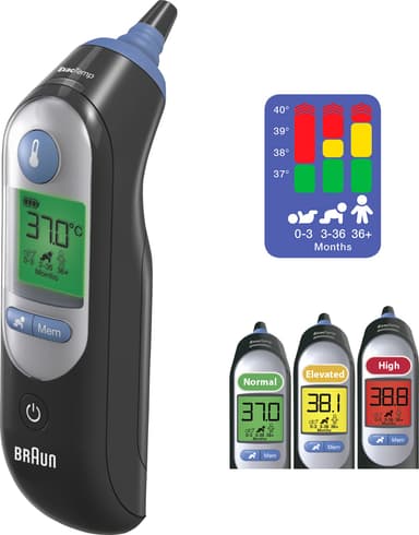 Braun ThermoScan 7 Age Precision øretermometer IRT6520BWE (sort)