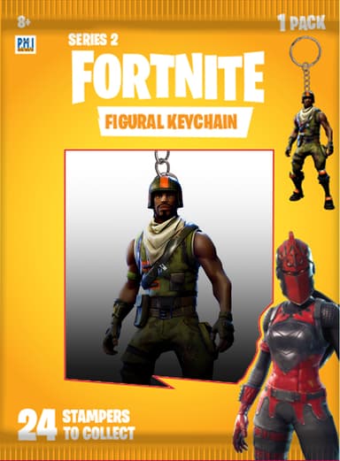 Fortnite 3D figur-nøgleringe Series 2