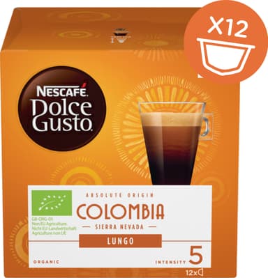 Nescafe Dolce Gusto Colombia Lungo Organic