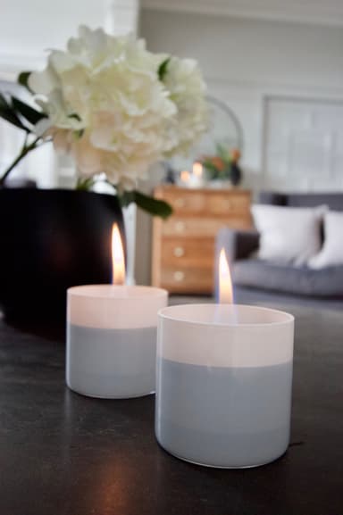 TenderFlame Lilly pakke med 2 bordlanterner (hvid)
