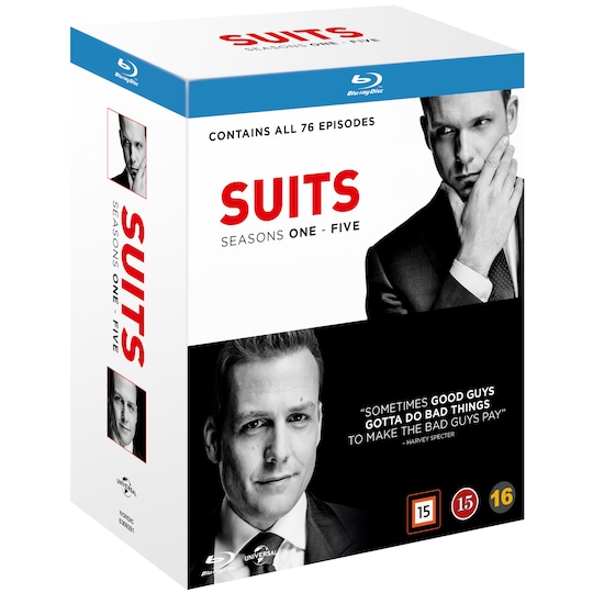 Suits - sæson 1-5 - Blu-ray