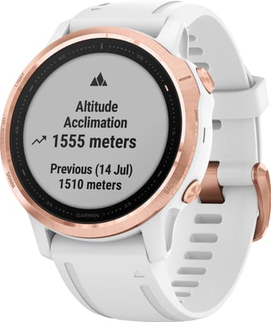 Garmin Fenix 6s Pro multisport smartwatch 42 mm (rose gold/white)