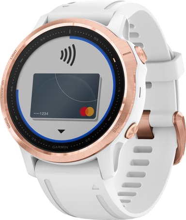 Garmin Fenix 6s Pro multisport smartwatch 42 mm (rose gold/white)