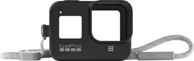 GoPro sleeve + nøglerem (sort)
