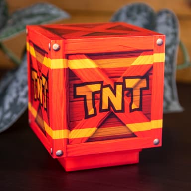 Crash Bandicoot TNT-kasse lampe