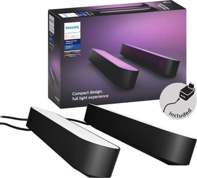 Philips Hue Play lysbar dobbeltpakke (sort) 7820230P7