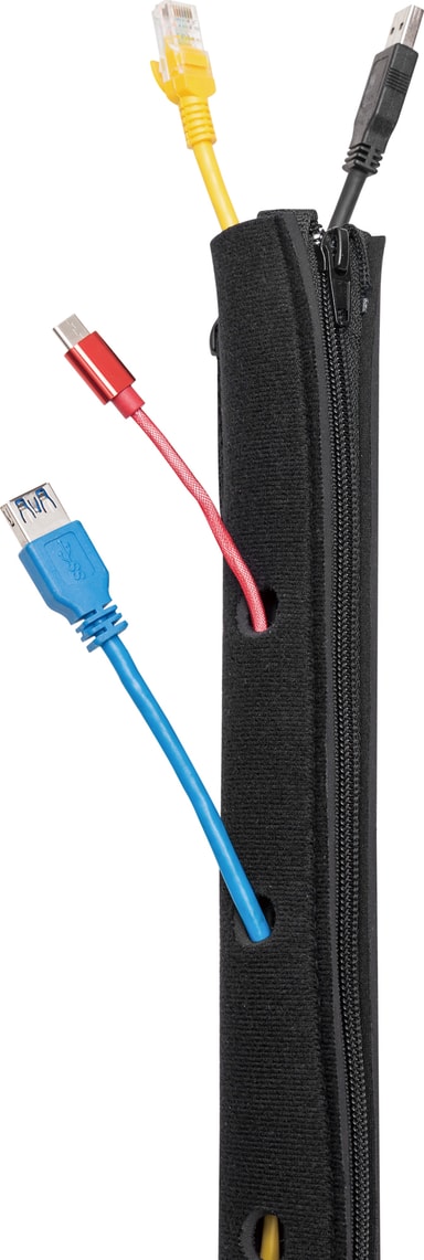 Essentials Zipper Cable Sleeve kabelsleeve Elgiganten