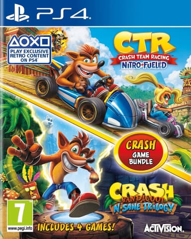 At hoppe Glad Gør det tungt Crash Team Racing: Nitro-Fueled & Crash Bandicoot N.Sane Trilogy - PS4 |  Elgiganten