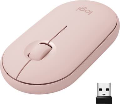 Logitech Pebble M350 trådløs mus (rose)