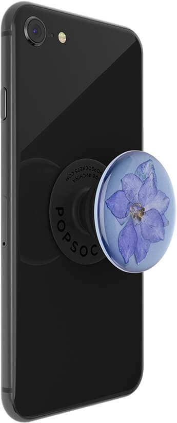 Popsockets greb til mobilenhed (Pressed Flower Larkspur)