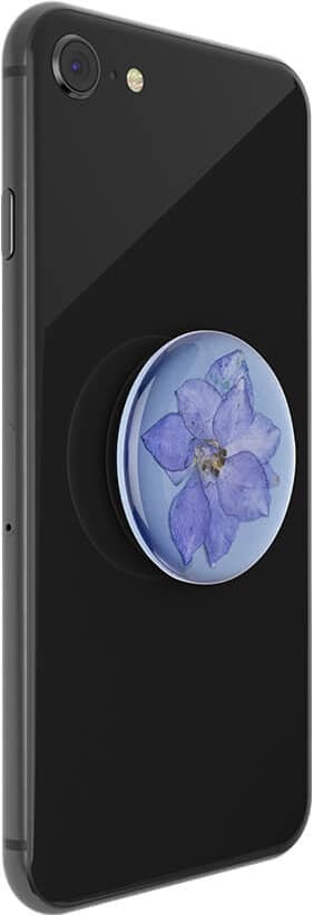 Popsockets greb til mobilenhed (Pressed Flower Larkspur)
