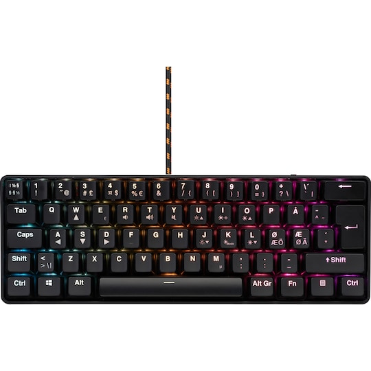 ADX kompakt RGB membran gaming tastatur