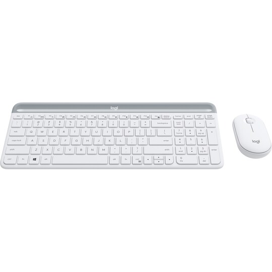 Earth Perth Blackborough sanity Logitech MK470 Slim Combo mus og tastatur (hvid) | Elgiganten