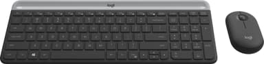 Logitech MK470 Slim Combo mus og tastatur (graphite)