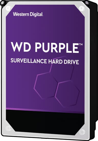 WD Purple Surveillance 3,5" intern HDD (2 TB)