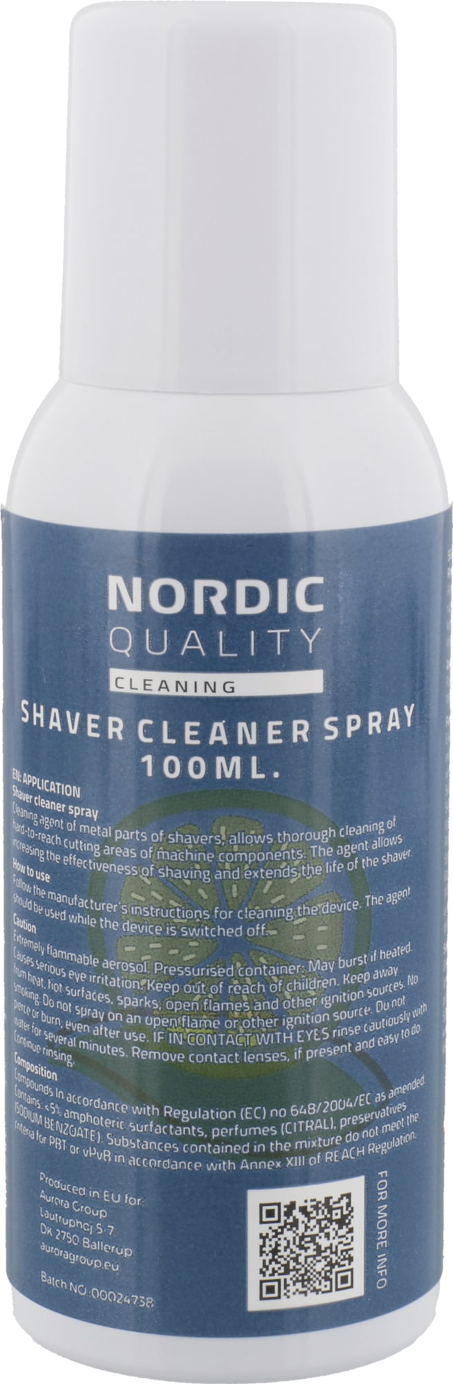 Nordic Quality rengøringsspray til barbermaskine NQ352799 thumbnail