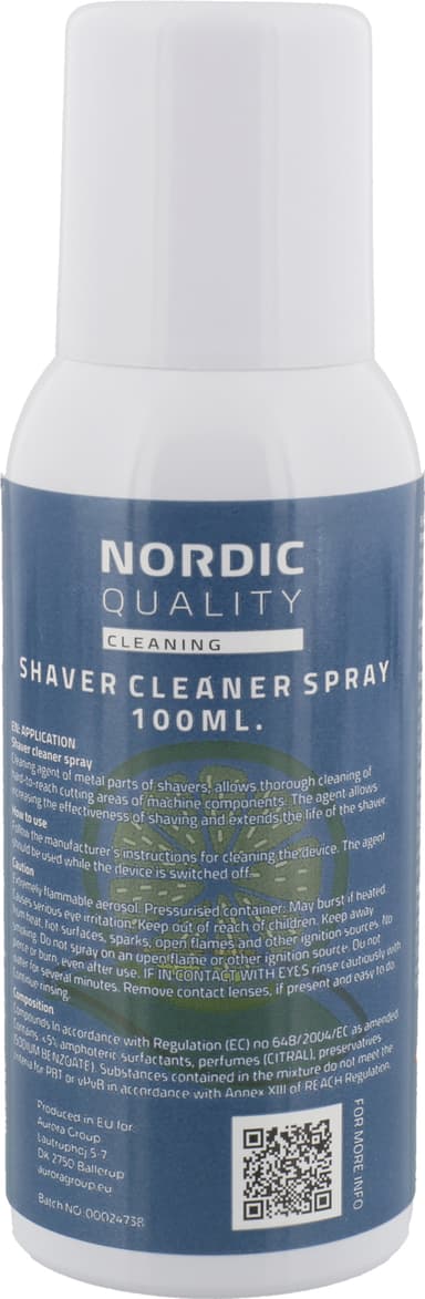 Billede af Nordic Quality rengøringsspray til barbermaskine NQ352799