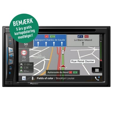 Pioneer AVIC-Z620BT - Navigation,Bluetooth og Trådløs Carplay