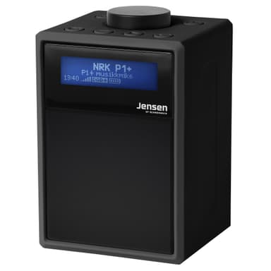 Jensen Buddy bærbar radio - sort