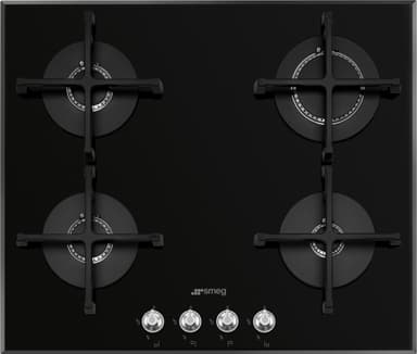 Smeg Linea 60 cm gaskogeplade PV164N2 (sort)