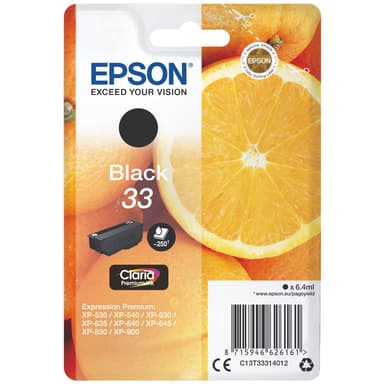 Epson blækpatron Claria Premium 33 Sort