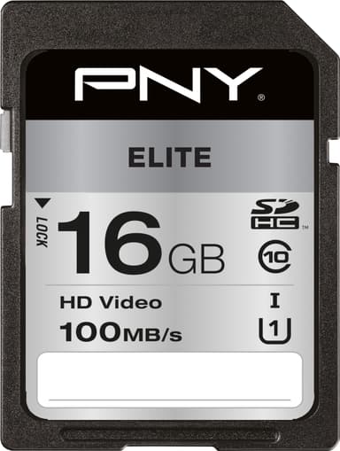PNY Elite SDHC hukommelseskort 16 GB