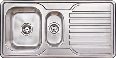Epoq Silver køkkenvask 100x49cm