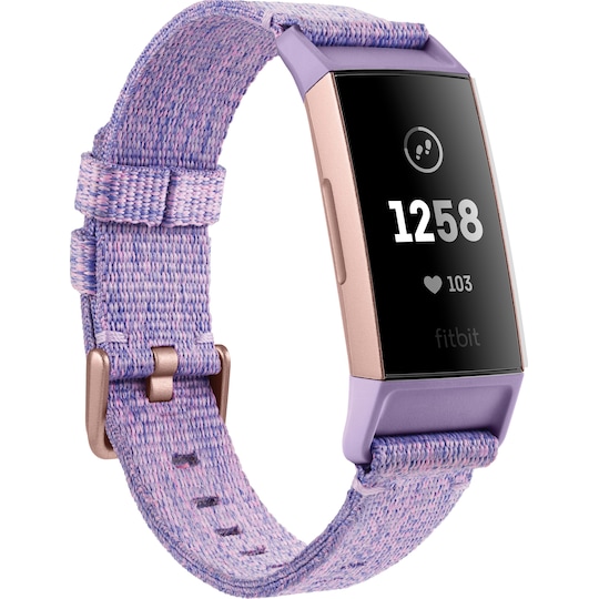 Fitbit Charge 3 (lavendel | Elgiganten
