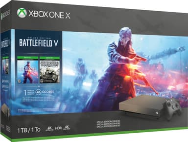 Xbox One X 1 TB: Battlefield 5 (V) Gold Rush Special Edition Bundle