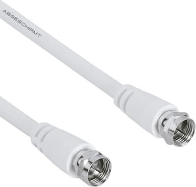 Hama satellitkabel (5 meter/ hvid)