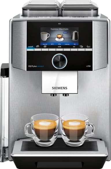 5: Siemens EQ.9 Plus automatisk espressomaskine TI9573X1RW