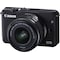 Canon EOS M10 systemkamera + 15-45 mm objektiv - sort