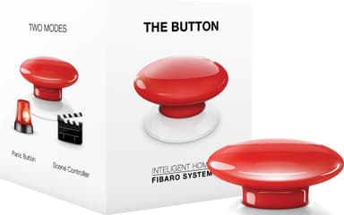 Fibaro knap (rød)