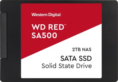 WD Red SA500 intern SATA SSD til NAS (2 TB)