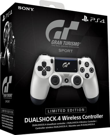 PS4 DualShock 4 controller Gran Turismo Sport (sølv) Elgiganten