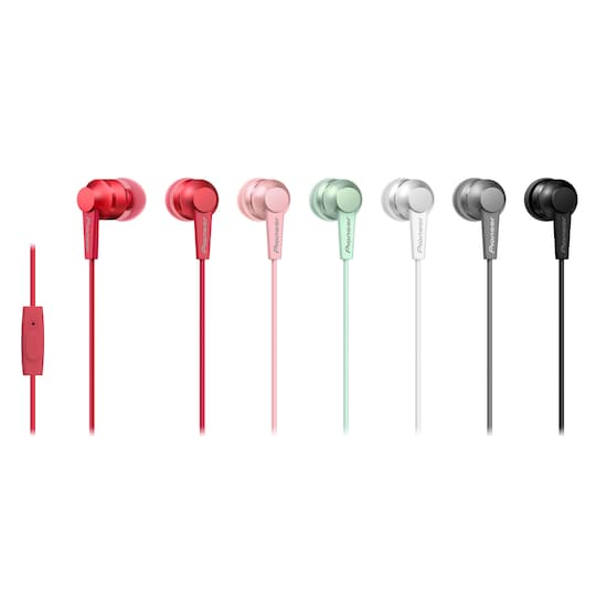 Pioneer SE-C3T in-ear Hovedtelefoner Farve: Rød