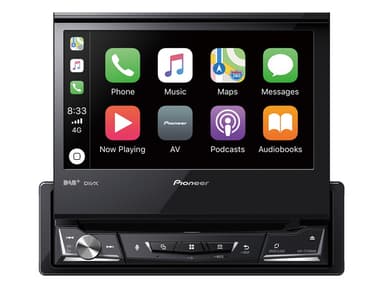 Pioneer AVH-Z7200DAB - Apple CarPlay, Bluetooth og USB