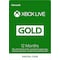 Xbox LIVE Prepaid 12 Mnd Gold Membership Card Download