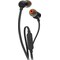 JBL in-ear hovedtelefoner T110 - sort