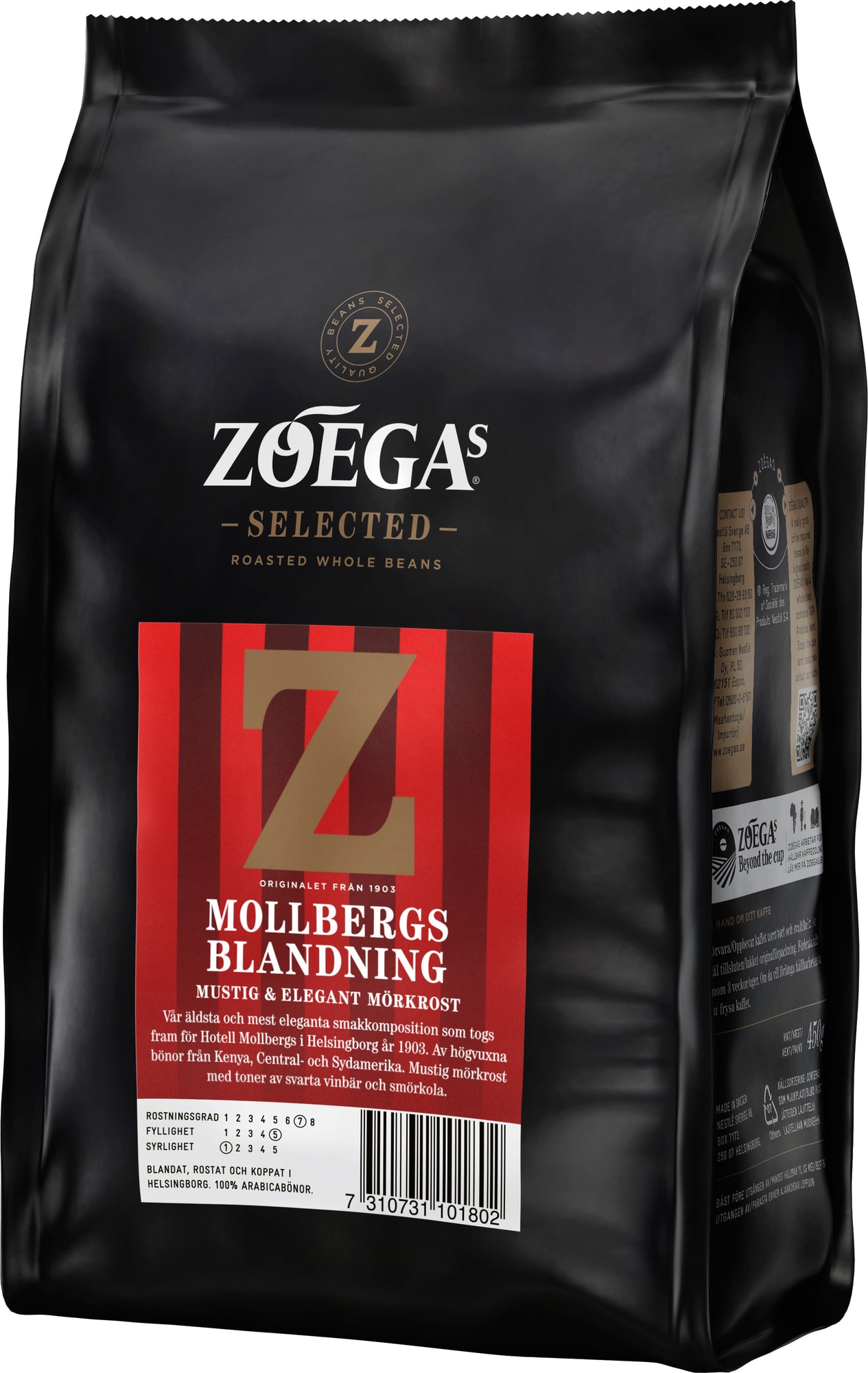 Zoegas Mollbergs Blanding kaffebønner 12302137 thumbnail