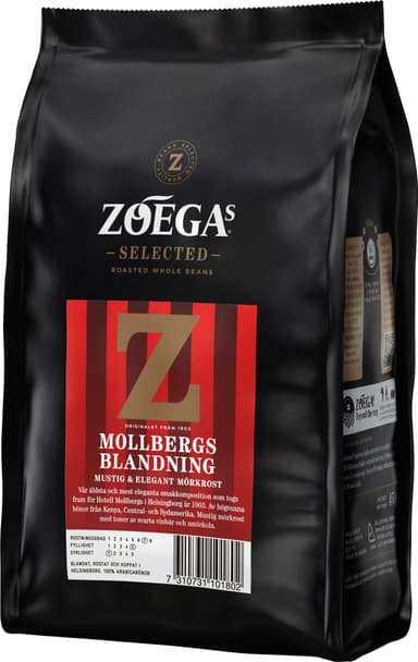 Zoegas Mollbergs Blanding kaffebønner