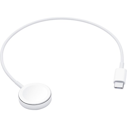 Apple Watch magnetisk opladerkabel med USB-C 0,3 m (hvid)