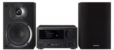 ONKYO CS-N575D Minianlæg med Bluetooth/DAB+ radio,Wi-Fi Farve: Sort