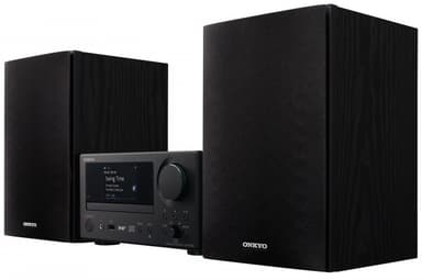 ONKYO CS-N575D Minianlæg med Bluetooth/DAB+ radio,Wi-Fi Farve: Sort