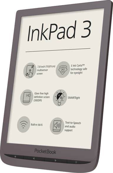 PocketBook InkPad 3 ebogslæser (dark brown)