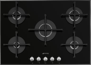 Smeg Linea 72 cm gaskomfur PV175N2 (sort)