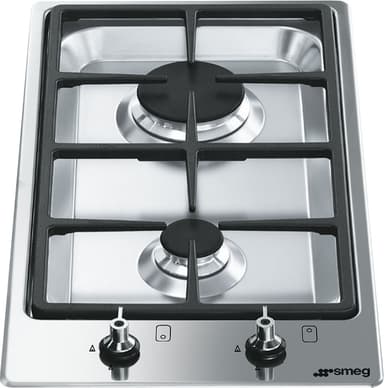 Smeg Classic 31 cm gas hob PGF32G (rustfrit stål)