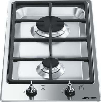 Smeg Classic 31 cm gas hob  (rustfrit stål)