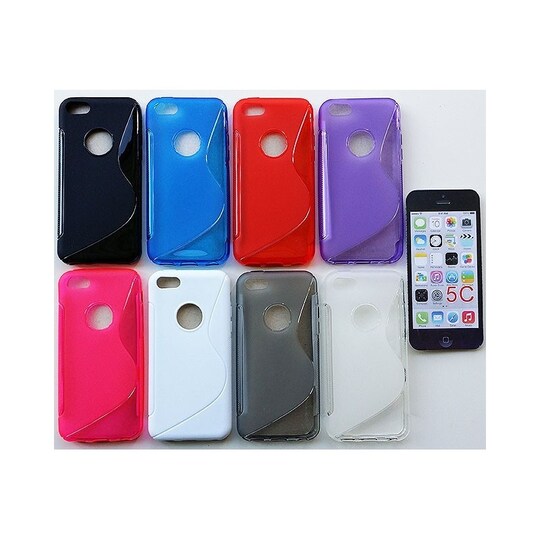 S-Line Silicone Cover tile cover Apple iPhone 5C : farve - blå